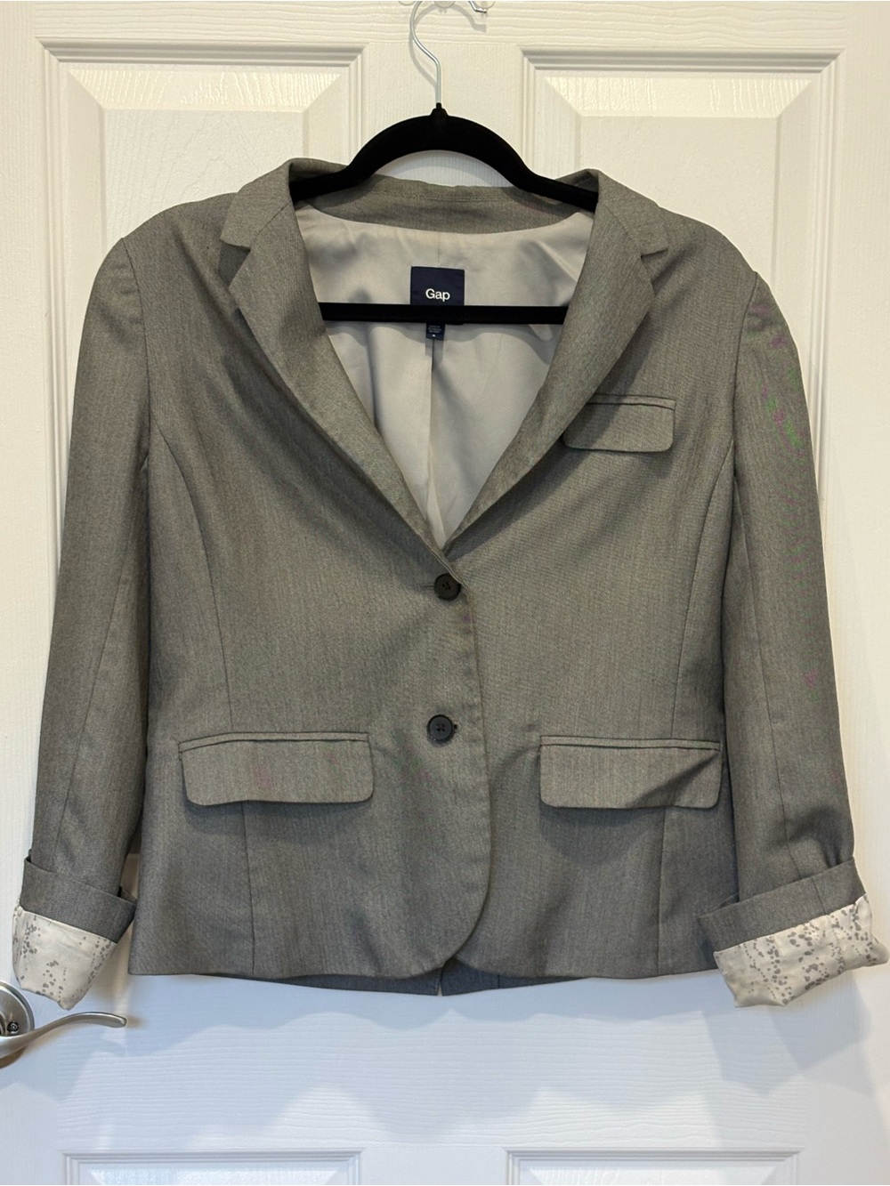 GAP Light Gray Women's Tailored Blazer #1205